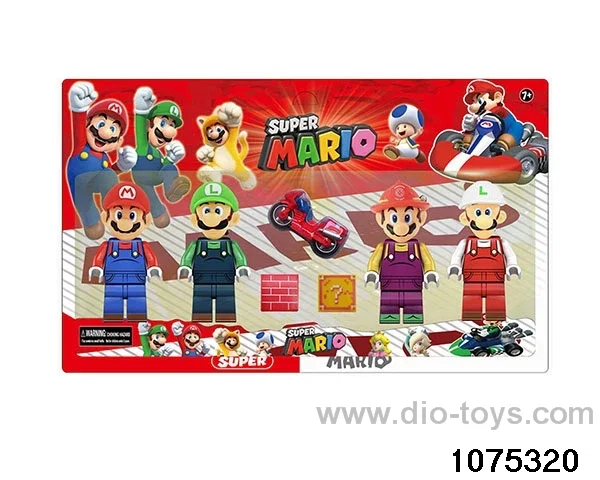 Mario Block Figure Set in Blister with insert