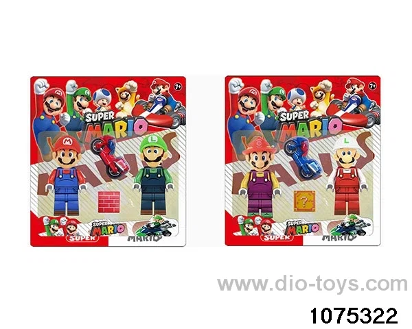 Mario Block Figure Set in Blister with insert