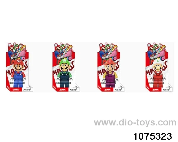 7 inch Mario Block Figure Set in display box