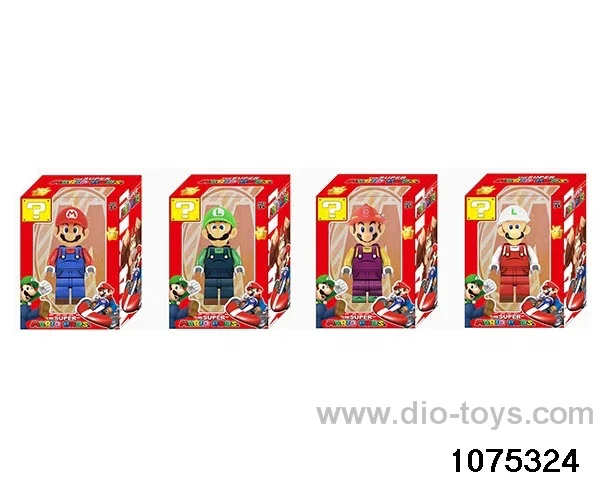 7 inch Mario Block Figure Set in window box