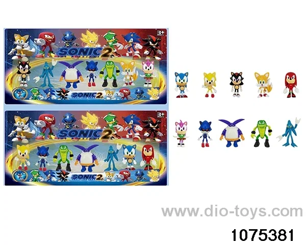 3 inch Sonic Figurine Set in Blister with insert