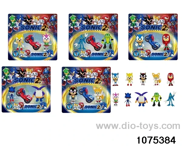 3 inch Sonic Figurine Set in Blister with insert