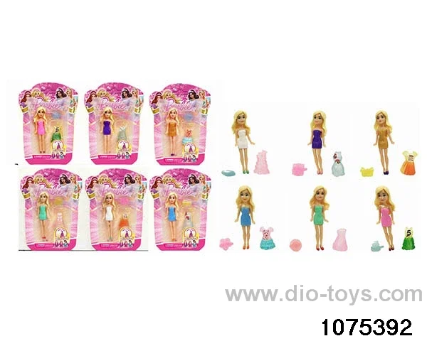 3.5 inch Barbie Set in Blister with insert