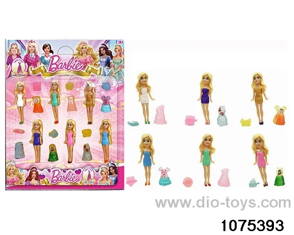 3.5 inch Barbie Set in Blister with insert