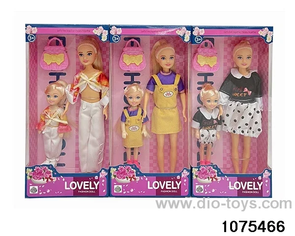 9 inch + 5 inch Doll Set in window box