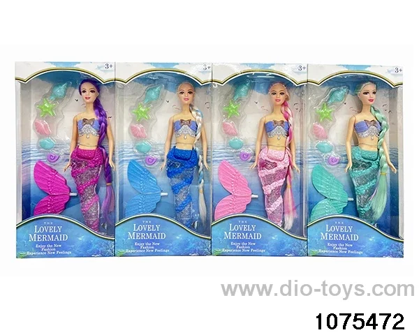11.5 inch lighted musical mermaid in window box
