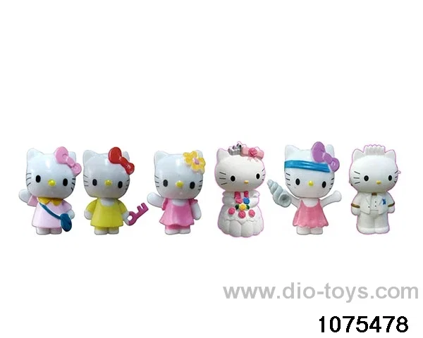 3 inch Hello Kitty doll set in opp bag