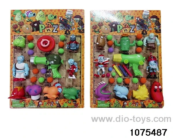 5-7 inch Zombies Figurine Set in Blister with insert