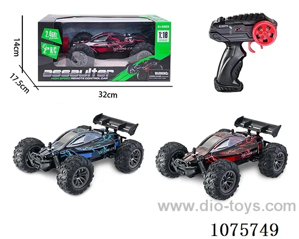 1:18 2.4G rc car not included battery