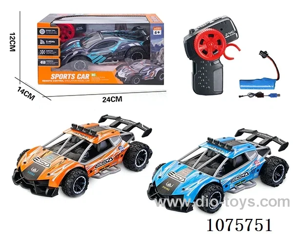 1:24 2.4G rc alloy car included battery