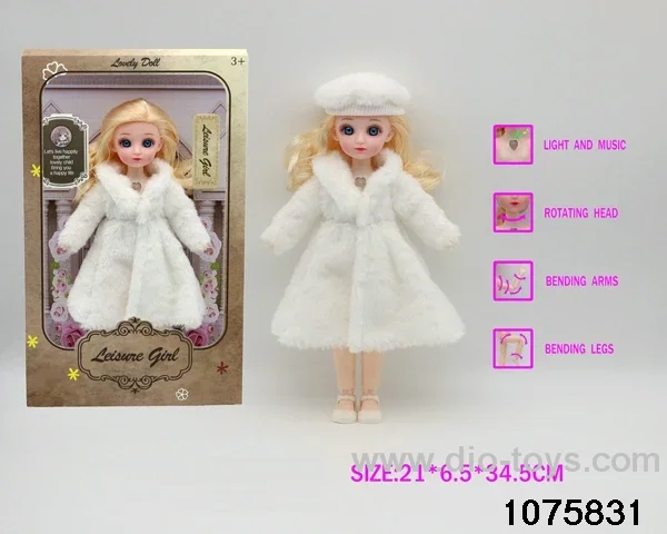 12 inch doll with IC in window box