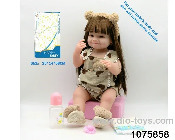 22 inch 55cm doll set in window box