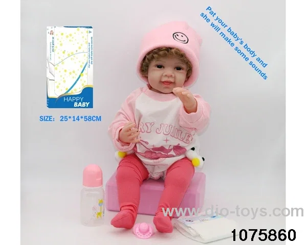 22 inch 55cm doll set in window box