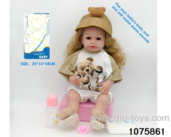 22 inch 55cm doll set in window box