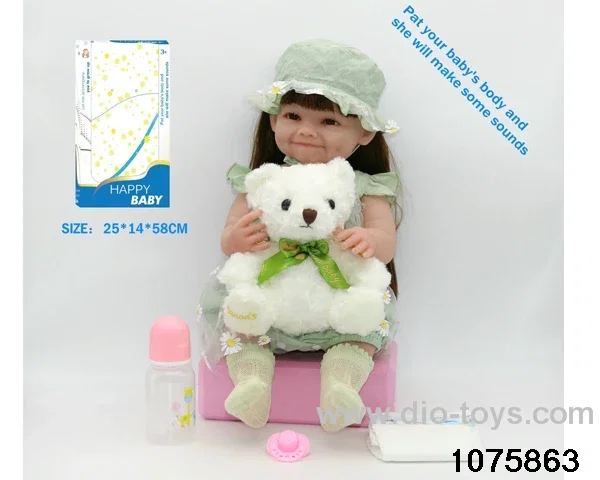 22 inch 55cm doll set in window box