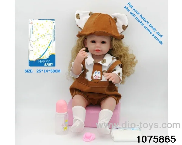 22 inch 55cm doll set in window box