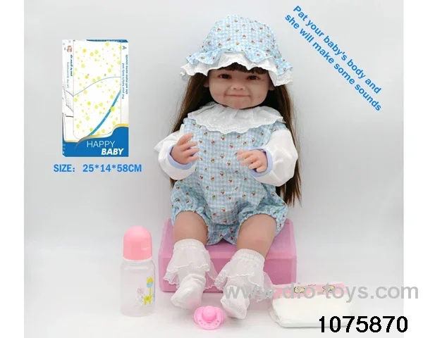 22 inch 55cm doll set in window box