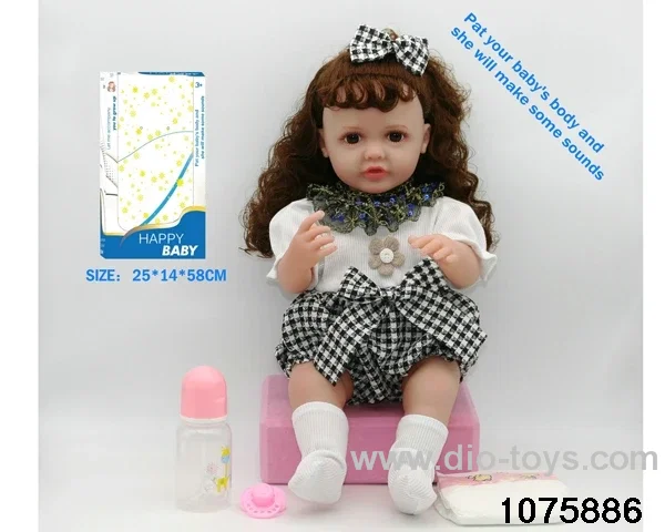22 inch 55cm doll set in window box