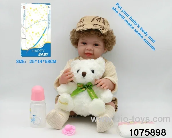 22 inch 55cm doll set in window box