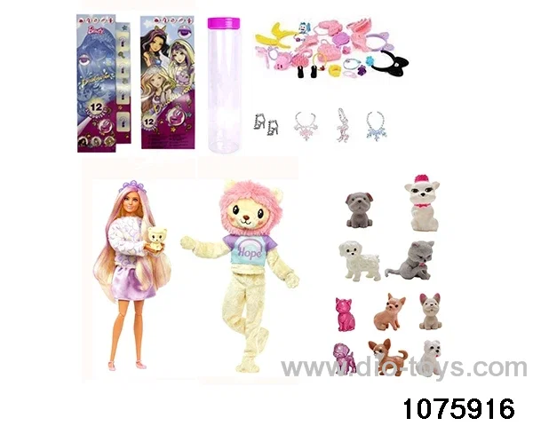 11.5 inch 12 jointed doll set in box