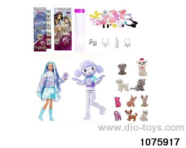 11.5 inch 12 jointed doll set in box