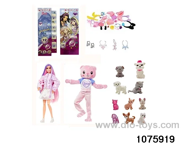 11.5 inch 12 jointed doll set in box