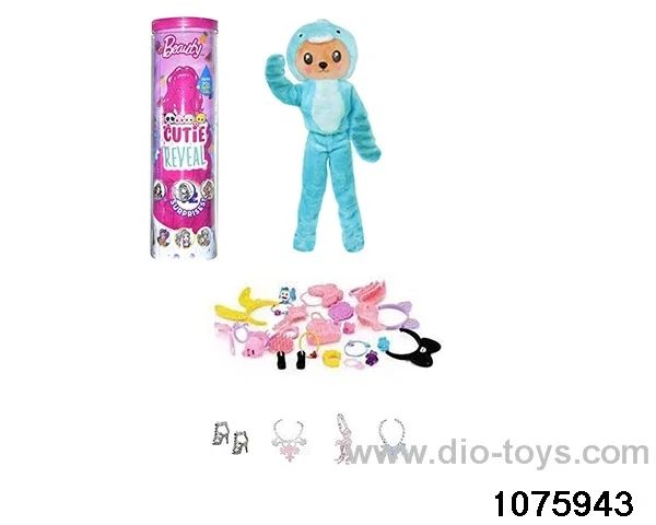 11.5 inch 12 jointed doll set in bottle