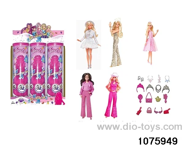 11.5 inch 12 jointed doll set in display box