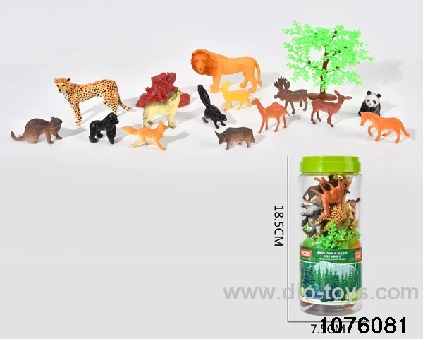 16pcs wild animal set