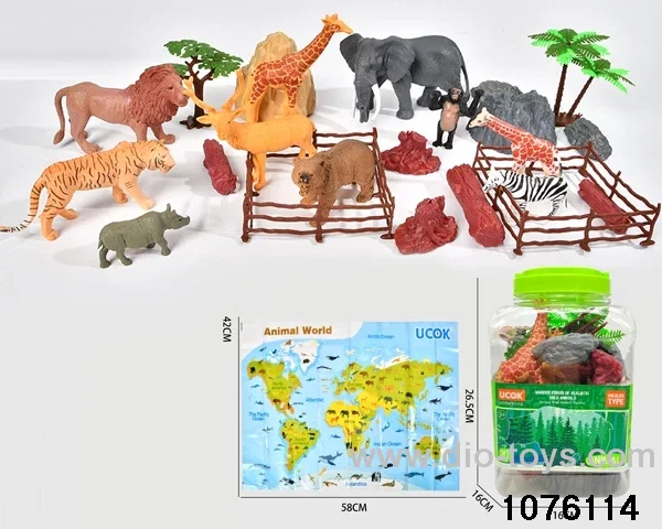 30pcs wild animal set