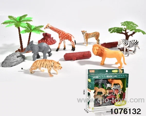 12pcs wild animal set
