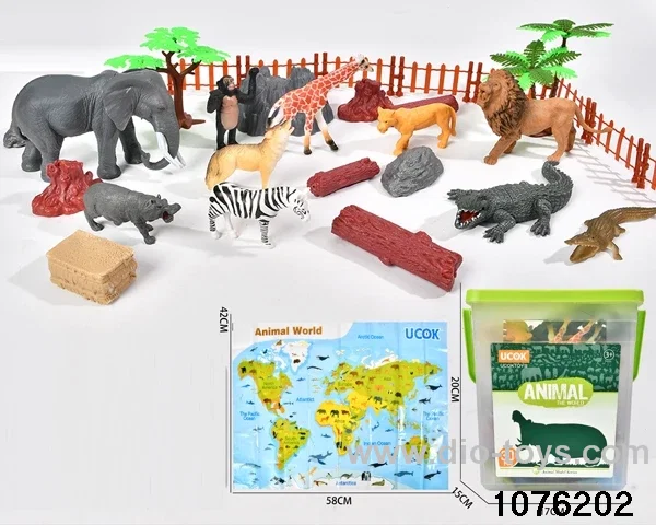 30pcs wild animal set