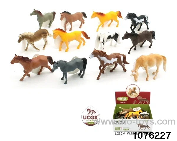12pcs 5 inch horse