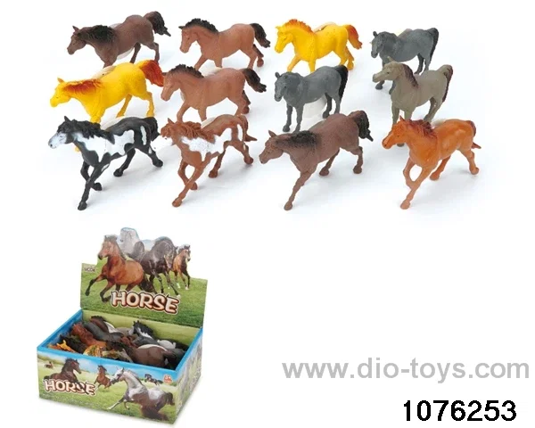 12pcs 5 inch horse
