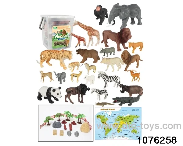 50pcs wild animal