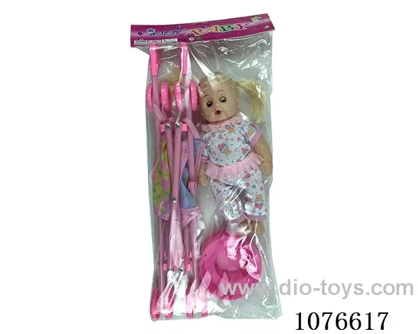12inch doll with trolley