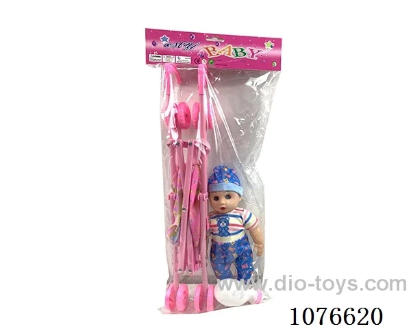 12inch doll with trolley