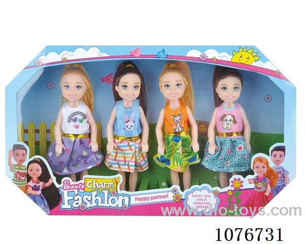 5inch doll 4pcs