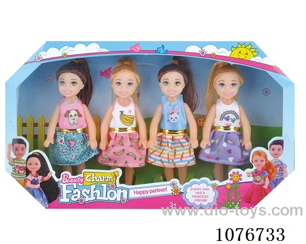 5inch doll 4pcs