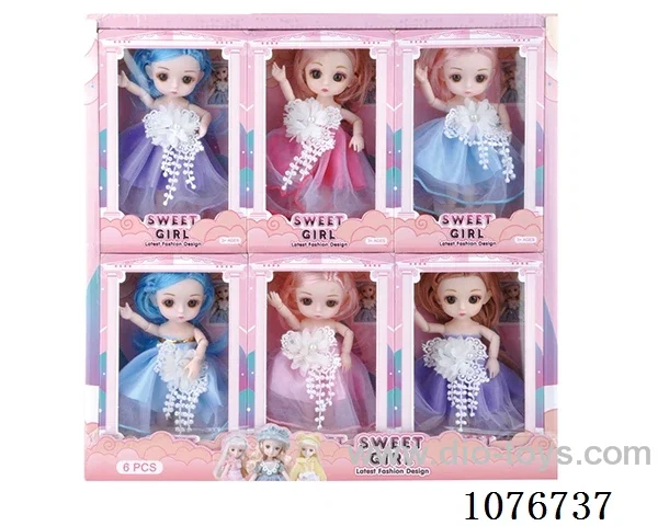 6inch doll 6pcs