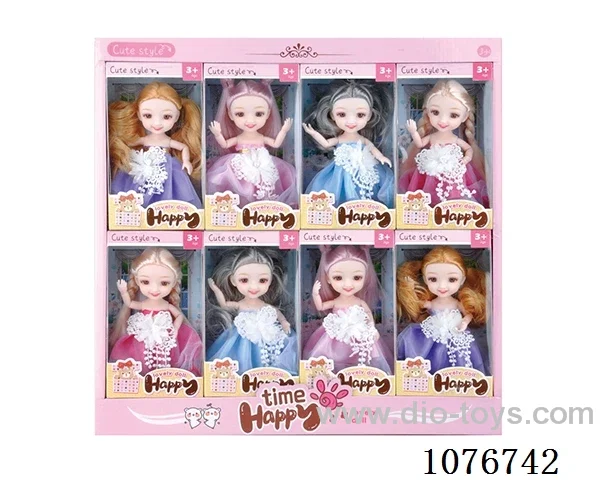 6inch doll 8pcs