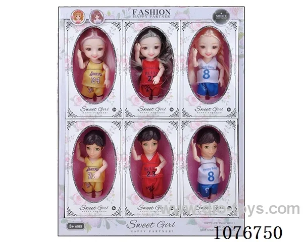 6inch doll 6pcs