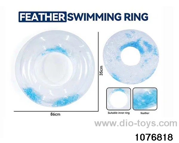 inflatable swimming ring in opp bag