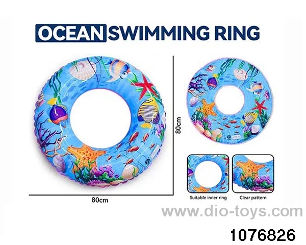 inflatable swimming ring in opp bag