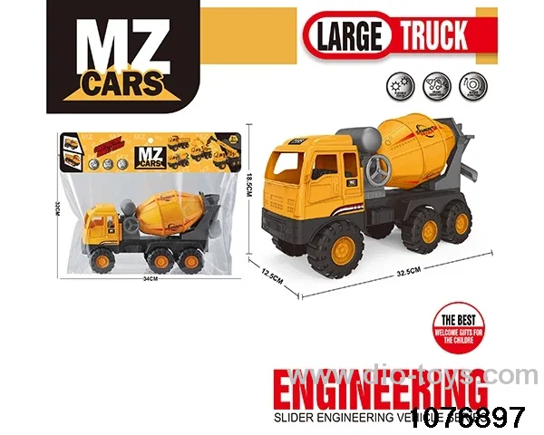 Skidding Engineering Vehicle in PP bag with header
