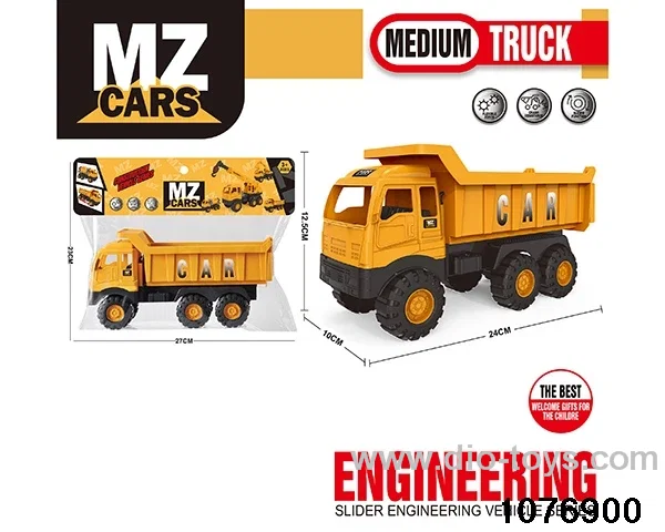 Skidding Engineering Vehicle in PP bag with header
