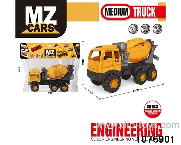 Skidding Engineering Vehicle in PP bag with header