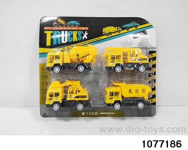 4pcs pull back car in Blister card