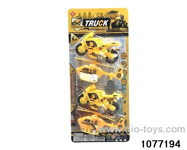 pull back Aircraft + Motorcycle in Blister card