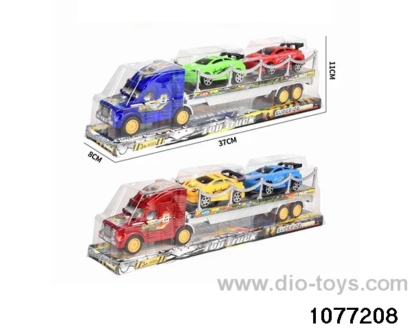 inertial tractor-trailer in PVC cover